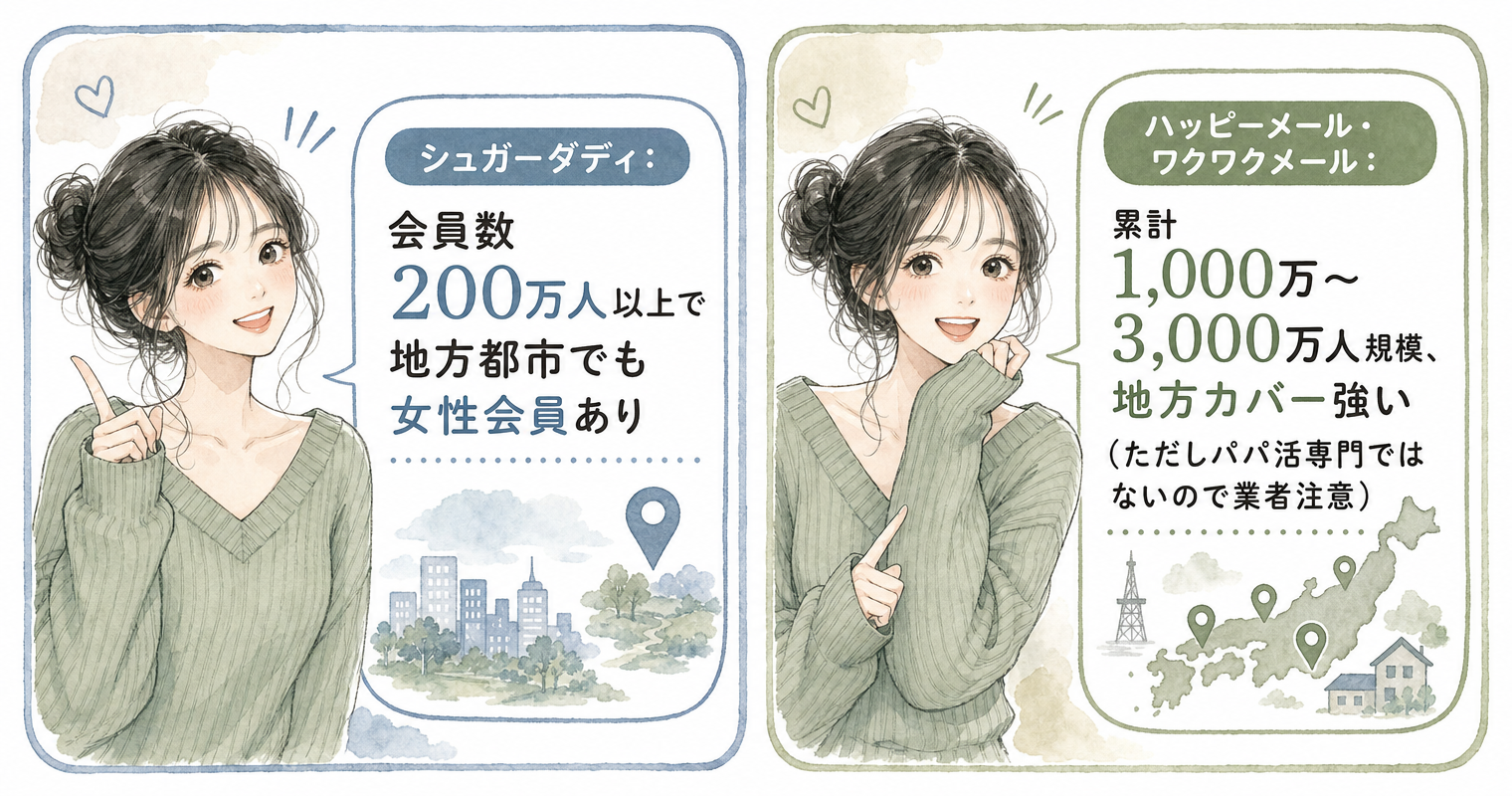 地方在住で会員数を重視するなら